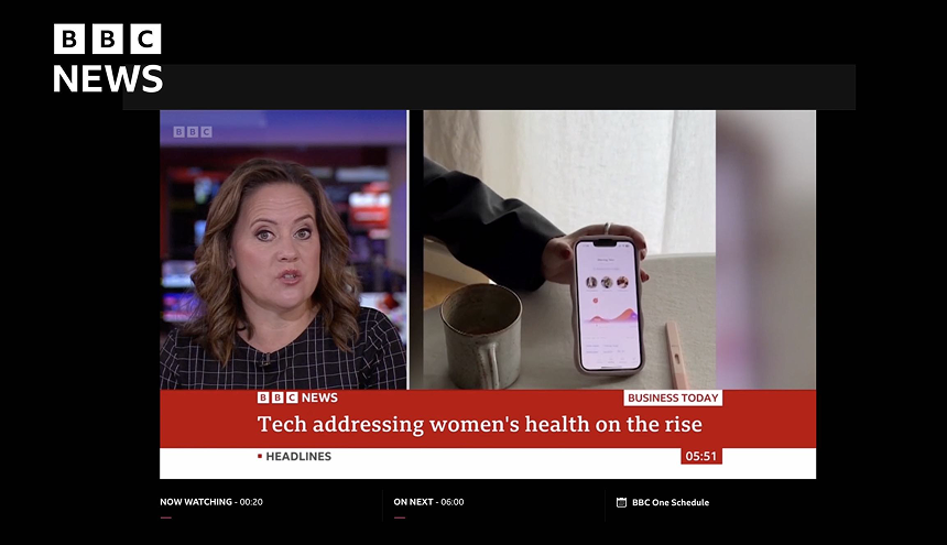 Hormona live on BBC News addressing women's...