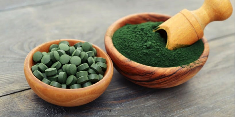 Protein is crucial when you're eating a plant-based diet, and Spirulina is packed with it