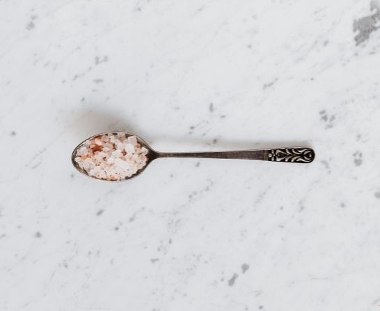 spoon with salt