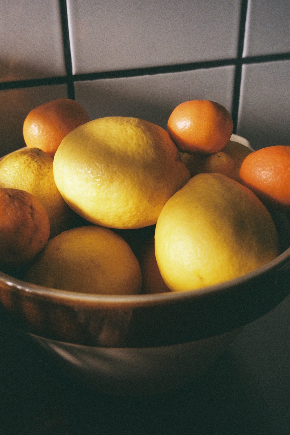 citrus fruits in basket